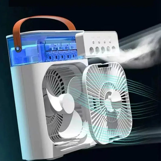 3 in 1 Ventilator mit LED und Wasserdampf